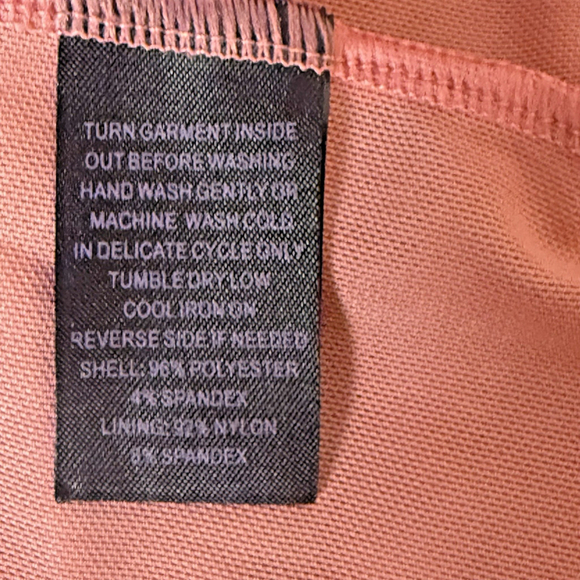 Hale Bob Women's Long Sleeve Light Blue with Pink and Black Dress - Picture 10 of 11